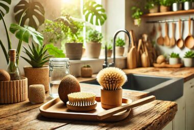 sustainable dish brush set