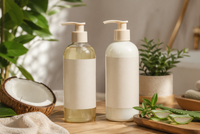 natural shampoo and conditioner